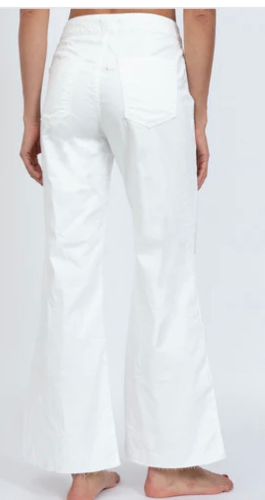 ASKK~ Brighton crop ivory pant