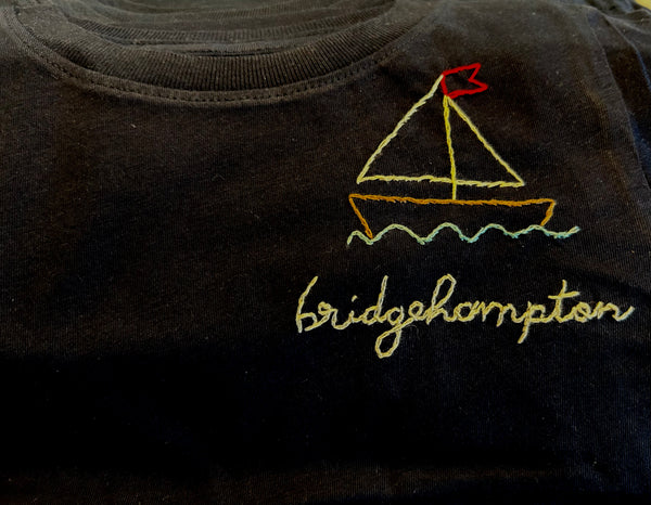 SWEET OLIVE STREET~ Bridgehampton and sailboat