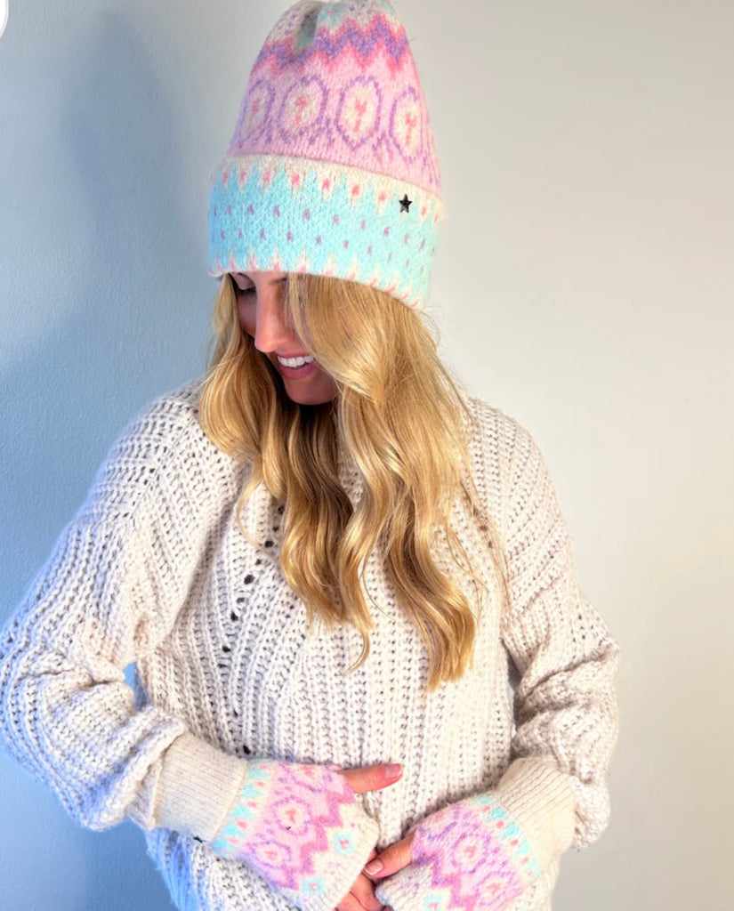 JOCELYN~ Pastel prep school hat