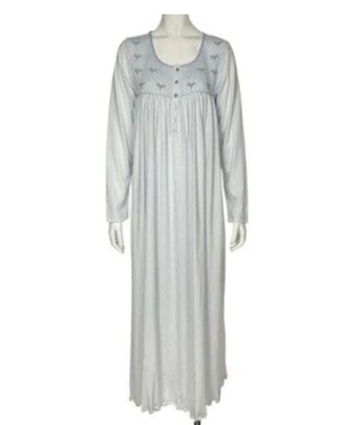 MARELLE~ Sue long sleeve long smock nightgown