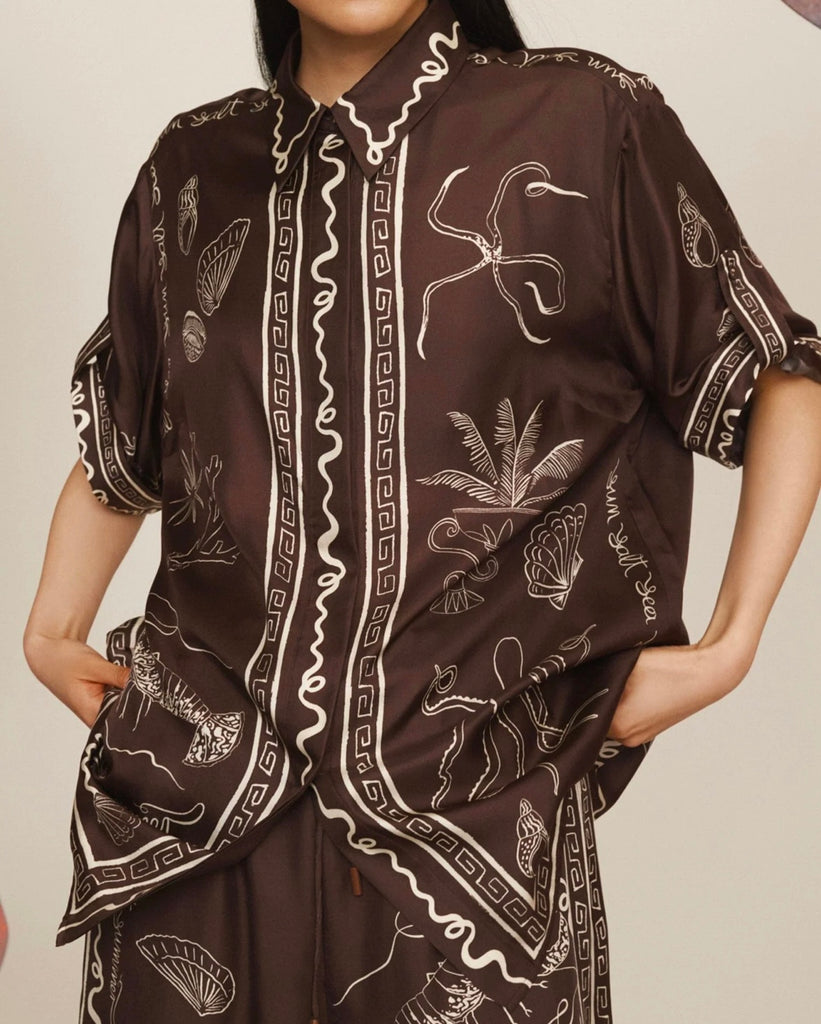 ALEMAIS~ Sammy silk shirt