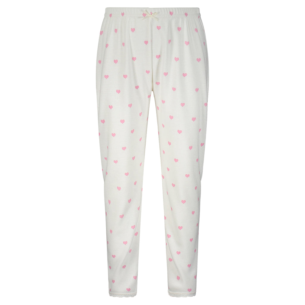 Girls & Baby Vivi Classic Long Sleeve Tee & Nina Pant Set - Pink Hearts Print