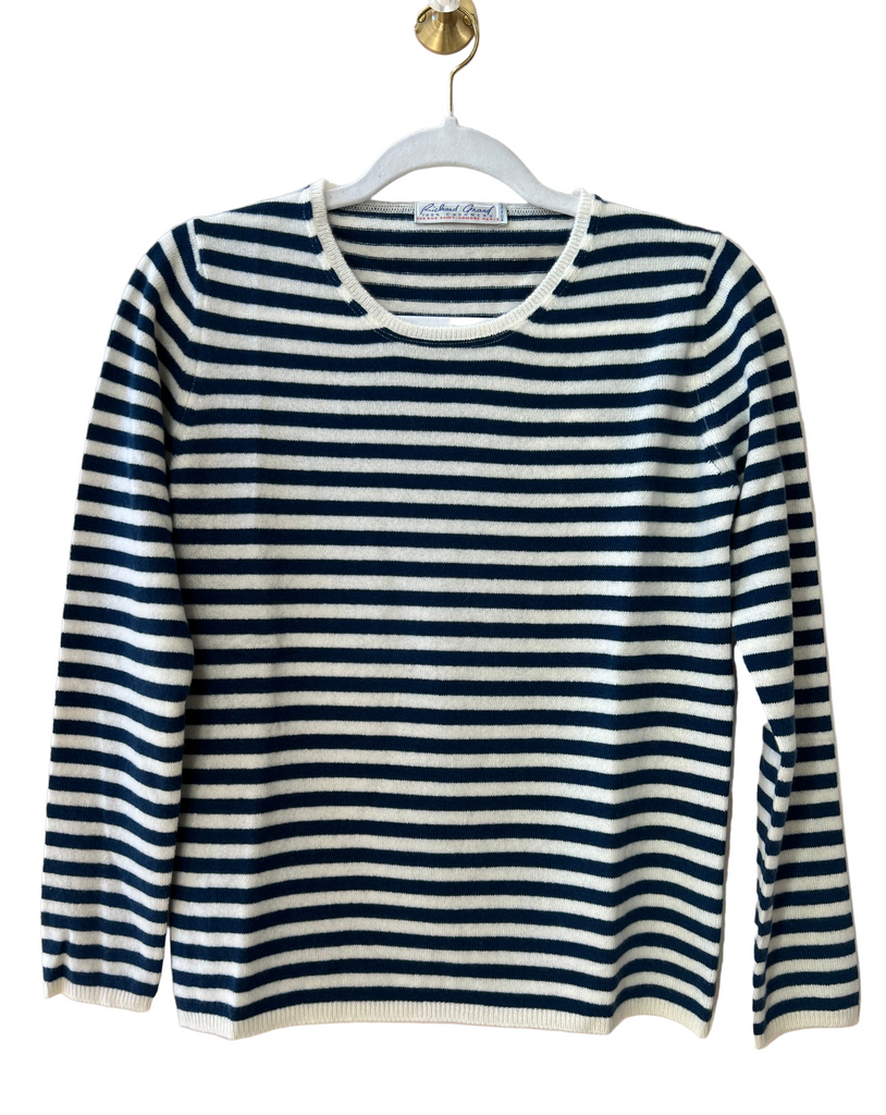 RICHARD GRAND ~ Lightweight Striped Crew