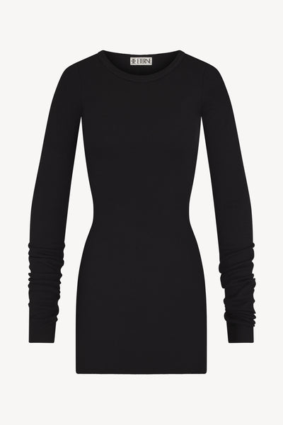 ETERNE ~ Long Sleeve Crewneck Mini Dress