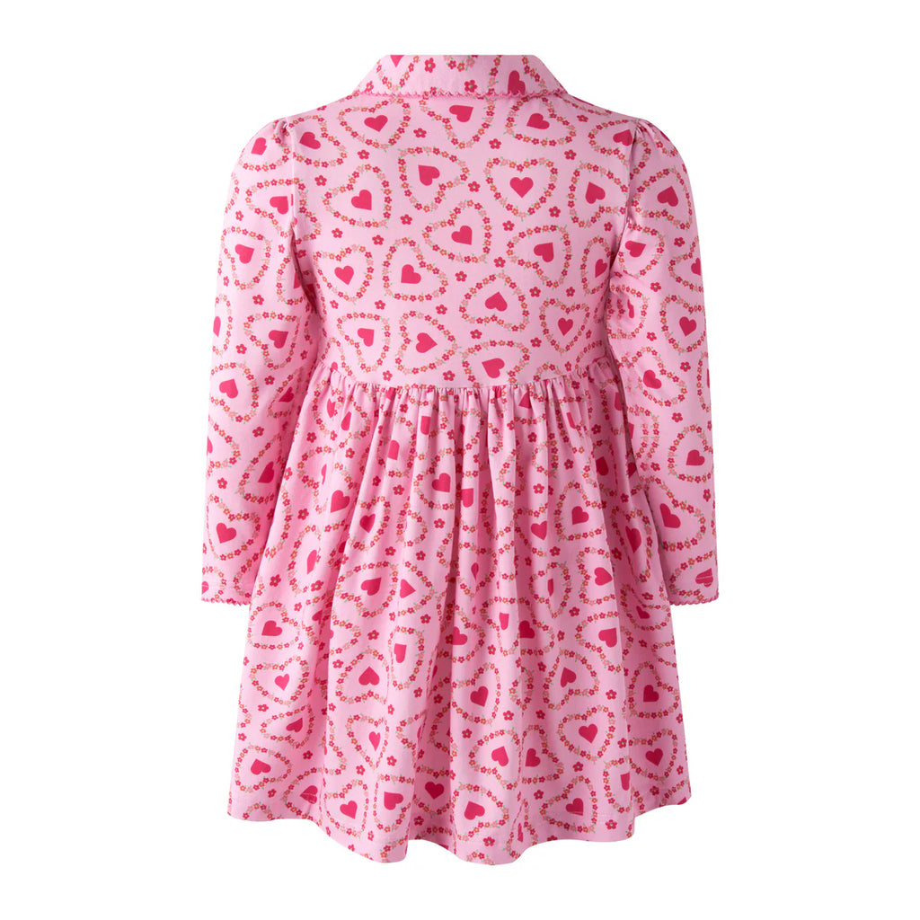 RACHEL RILEY~ Floral heart jersey dress