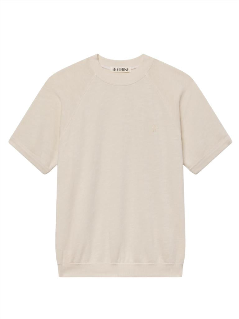 ETERNE~ Short sleeve raglan sweatshirt