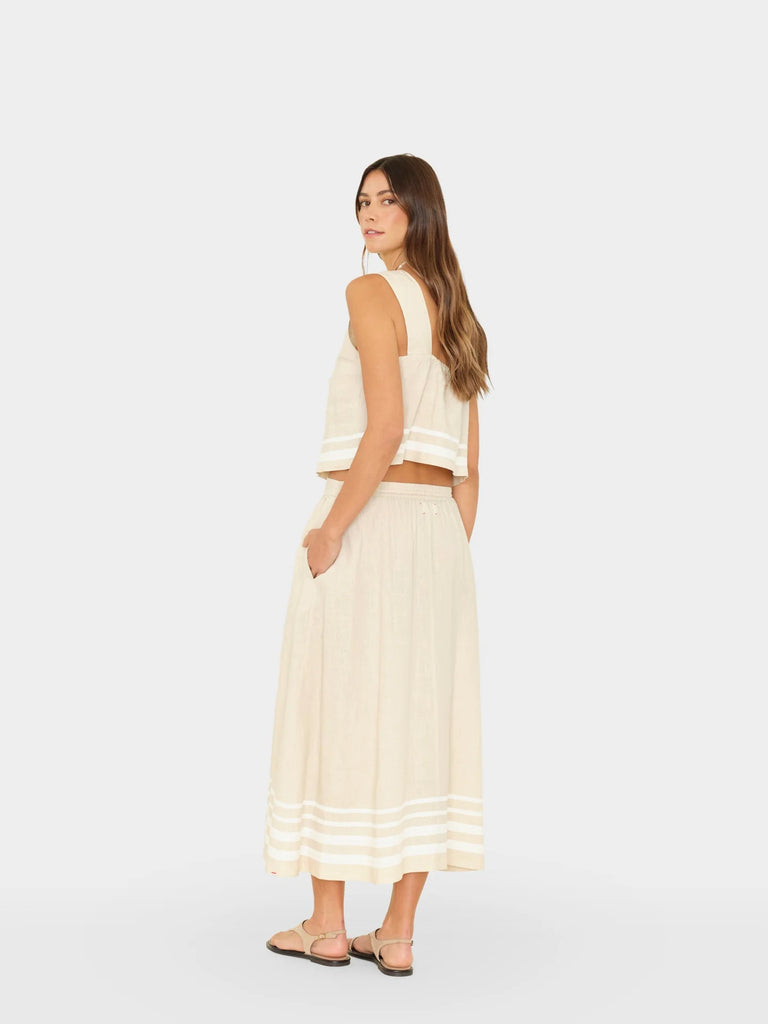 XIRENA~ Lucille Linen Skirt
