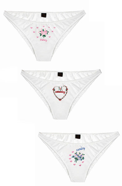 ONLY HEARTS~ 3 pk long weekend bikinis