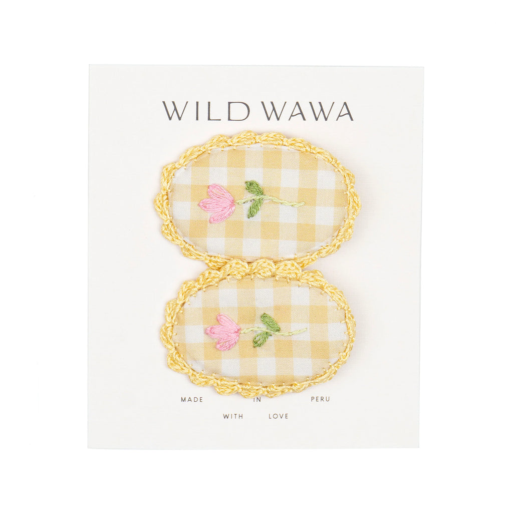 WILD WAWA ~ Crochet Clip Set