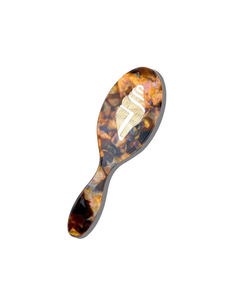 SOLAR ECLIPSE~ Hand-Painted Hair Brush
