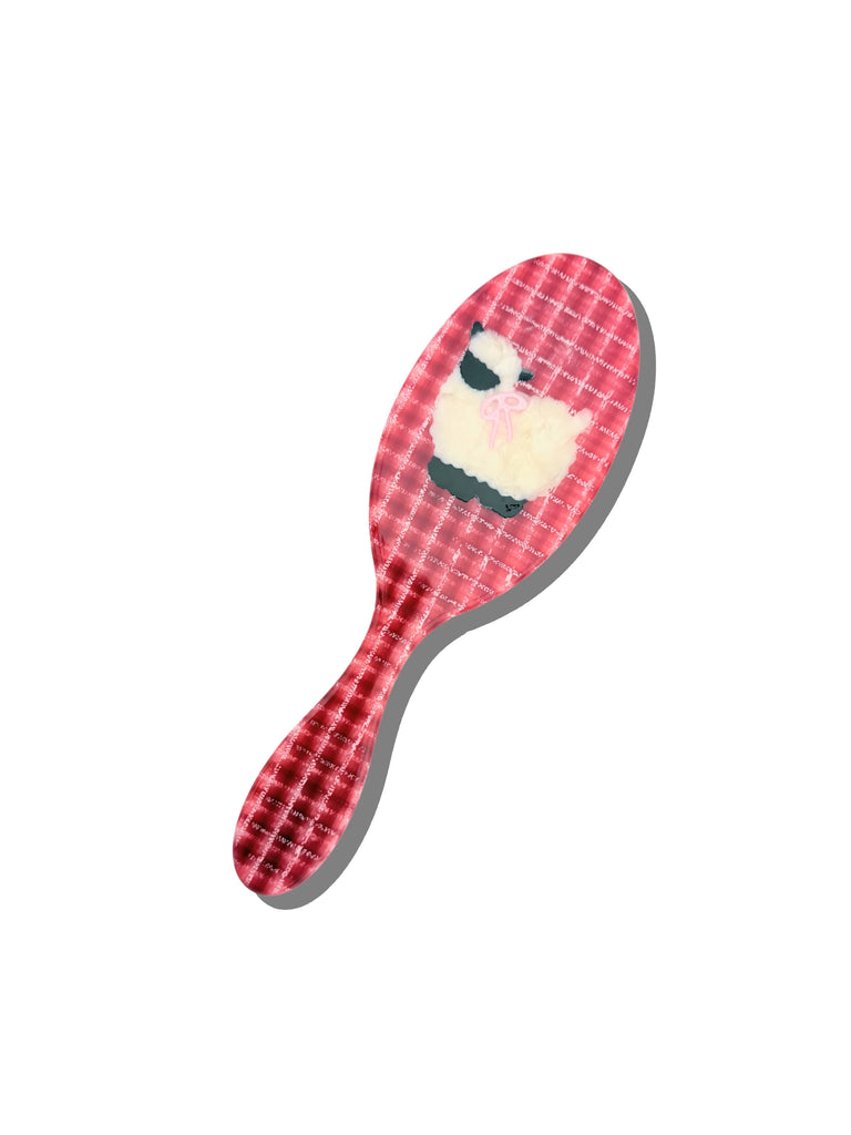 SOLAR ECLIPSE~ Hand-Painted Hair Brush