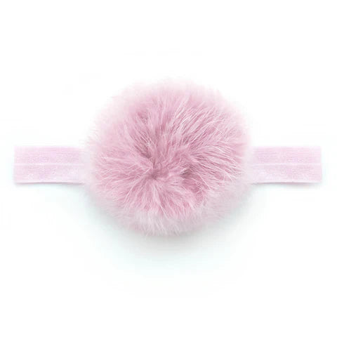 GIRLS HAIR ACCESSORIES- Pom Pom baby elastic headband