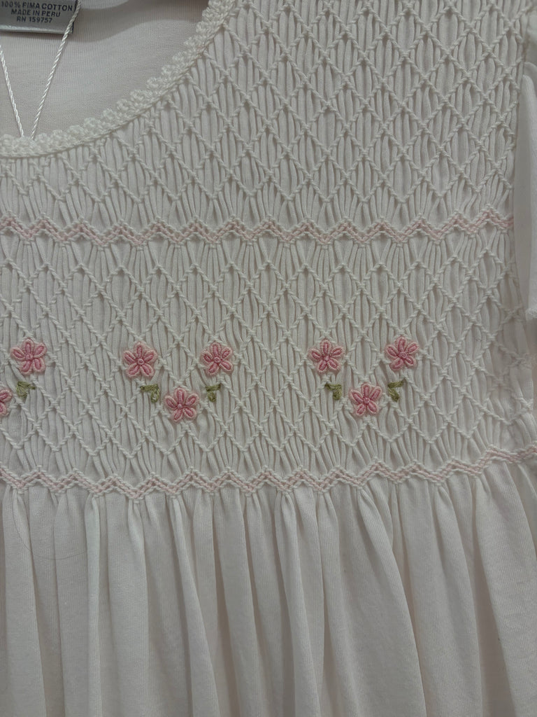 MARELLE~ Maggie short sleeve short smock gown