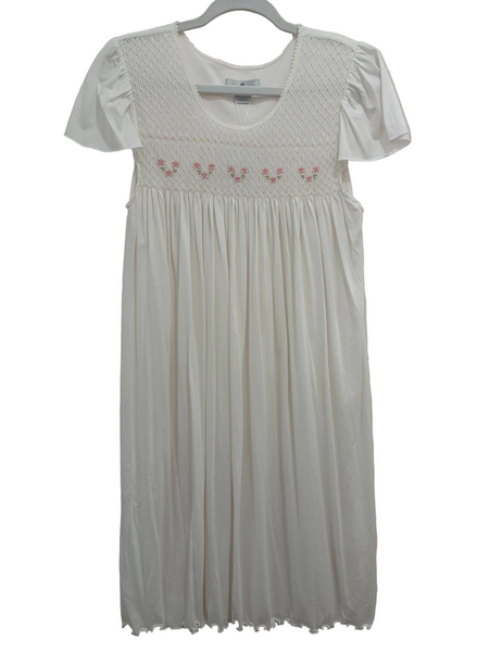 MARELLE~ Maggie short sleeve short smock gown