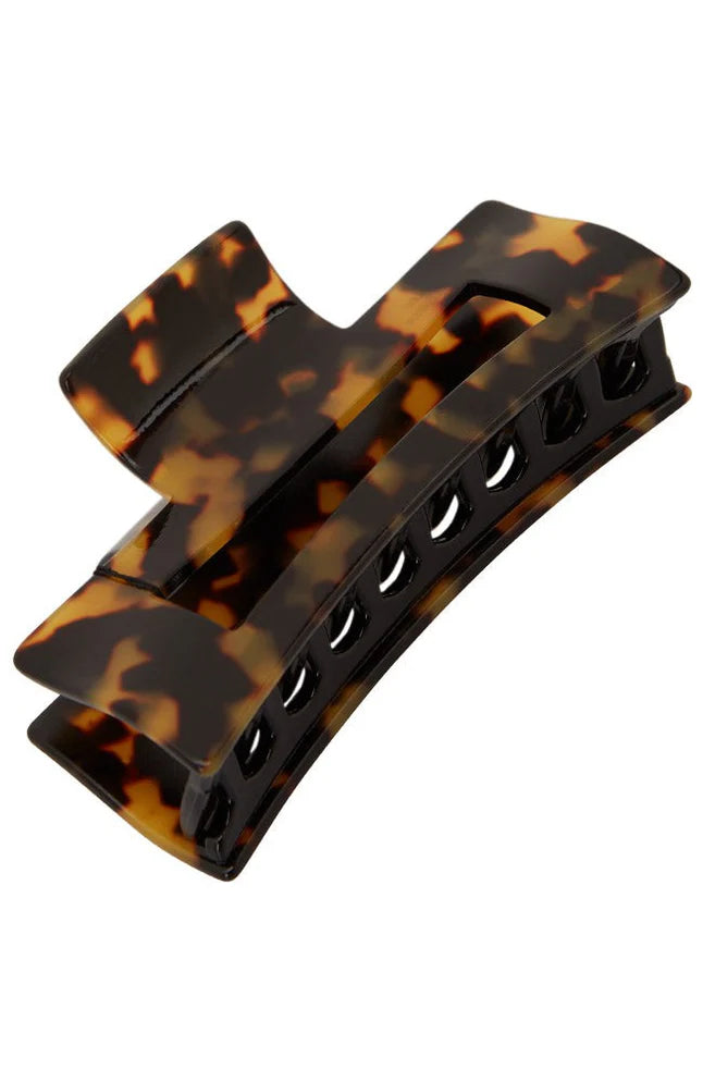 FRANCE LUXE~ Large cutout rectangle jaw 9379