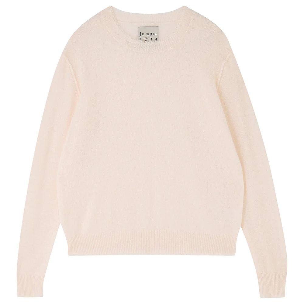 JUMPER 1234~ Distresses cashmere crewneck