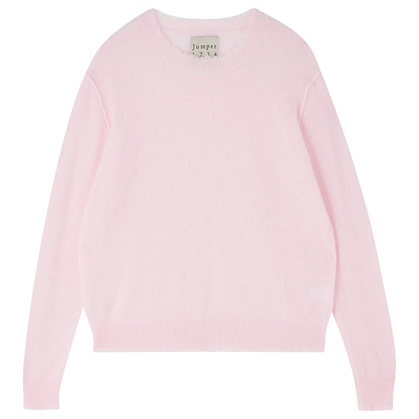 JUMPER 1234~ Distresses cashmere crewneck