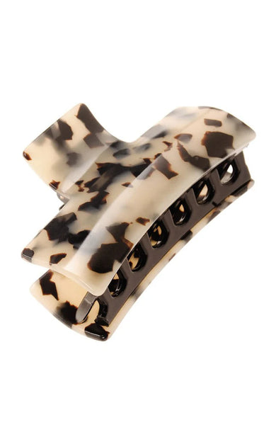 FRANCE LUXE~Large solid rectangle jaw 9611