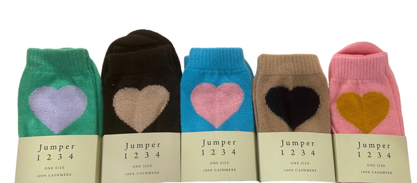 JUMPER 1234~ Heart socks
