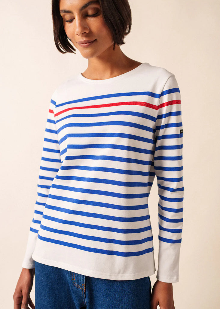 SAINT JAMES ~ Naval Lurex Breton Shirt