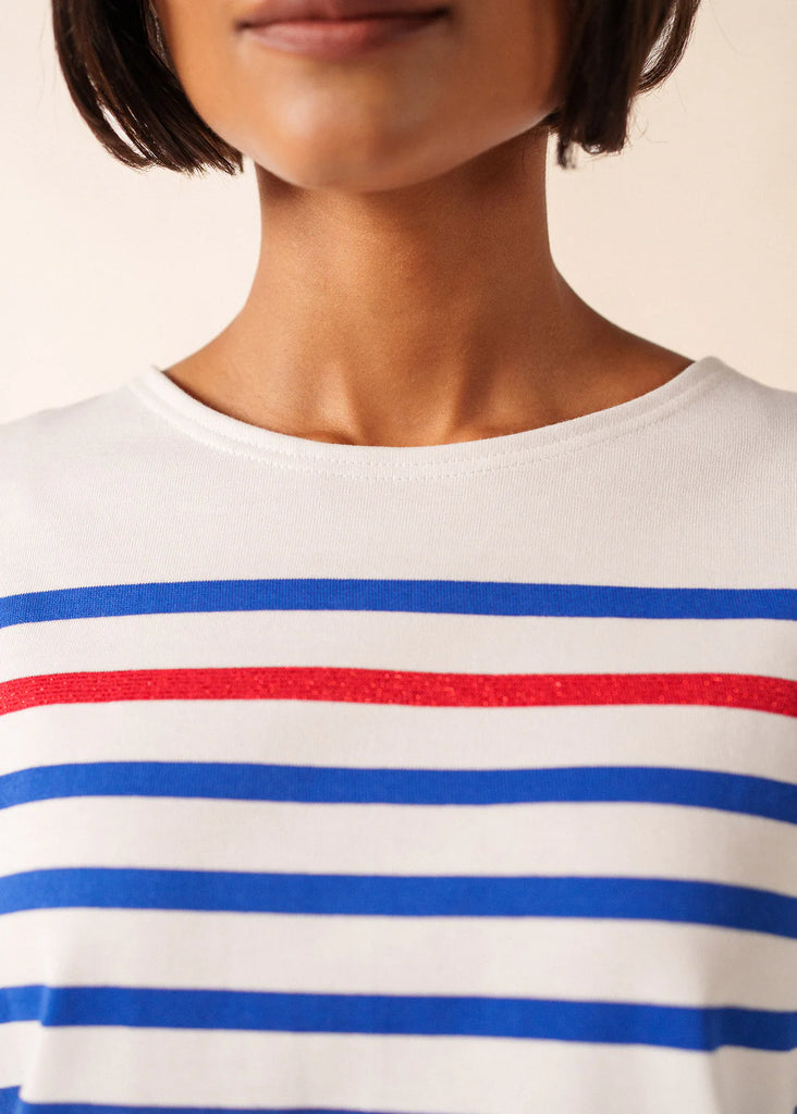 SAINT JAMES ~ Naval Lurex Breton Shirt