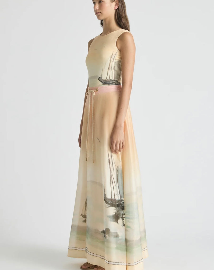 ANTIPODEON~ Deep water parachute maxi skirt