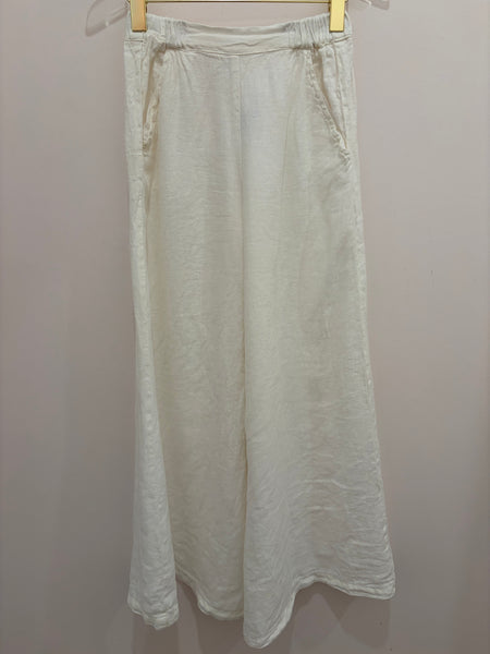 LLEA BLEU~ Becca wide leg linen pant