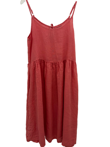 LLEA BLUE~ Vivian linen dress