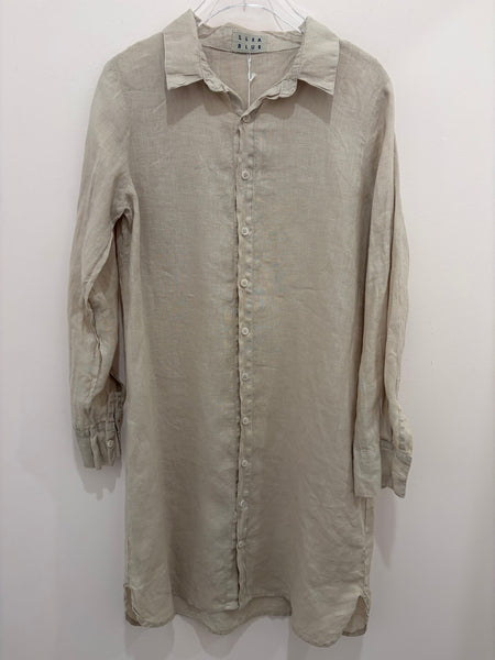 LLEA BLUE~ Zumi shirt dress