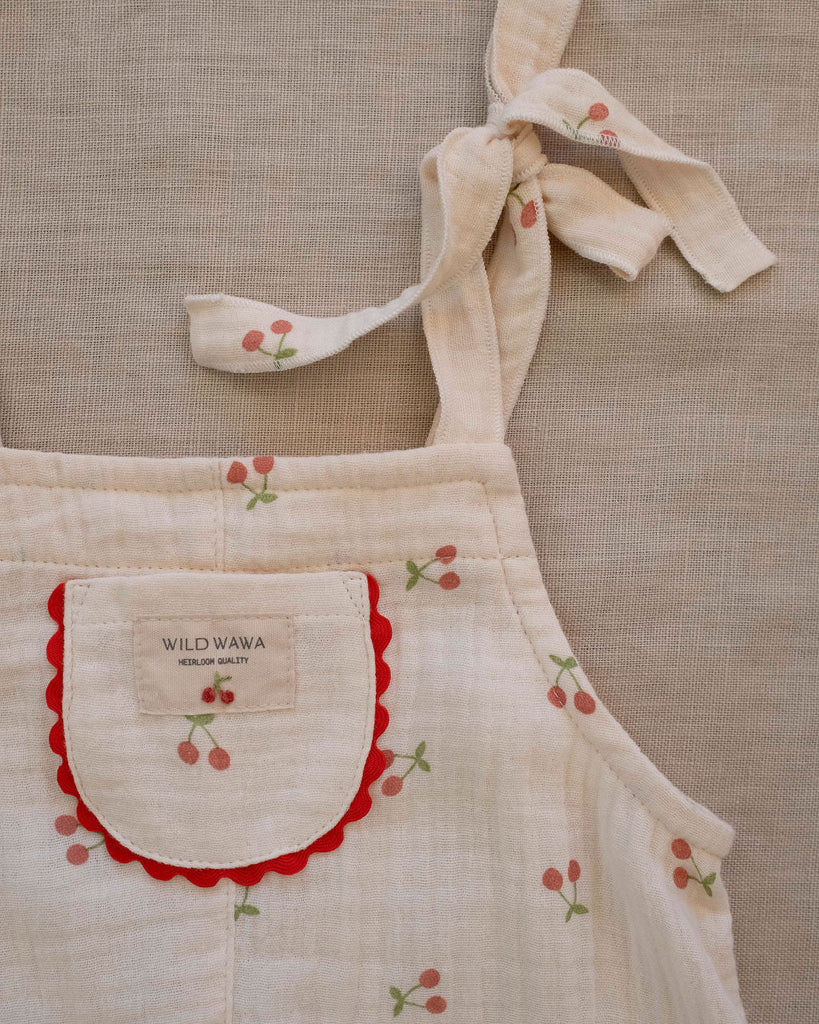 WILD WAWA~ Isola romper cherry print