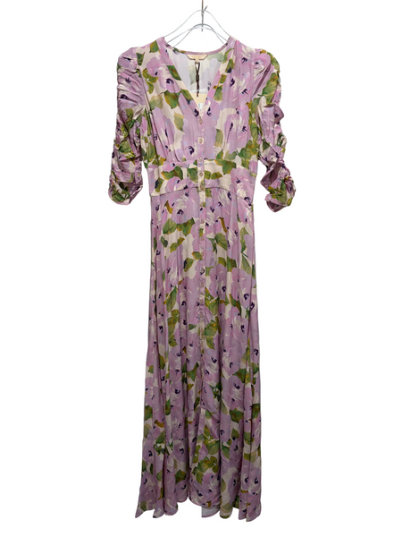 BYTIMO~ Purple floral long dress