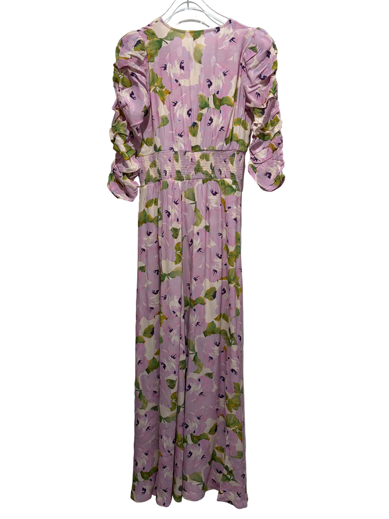 BYTIMO~ Purple floral long dress