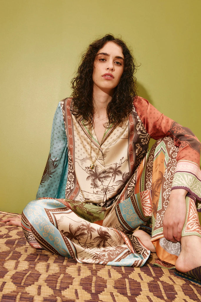 ALEMAIS~ Alberta silk shirt