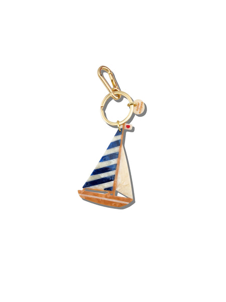 SOLAR ECLIPSE ~ Sailboat Keychain