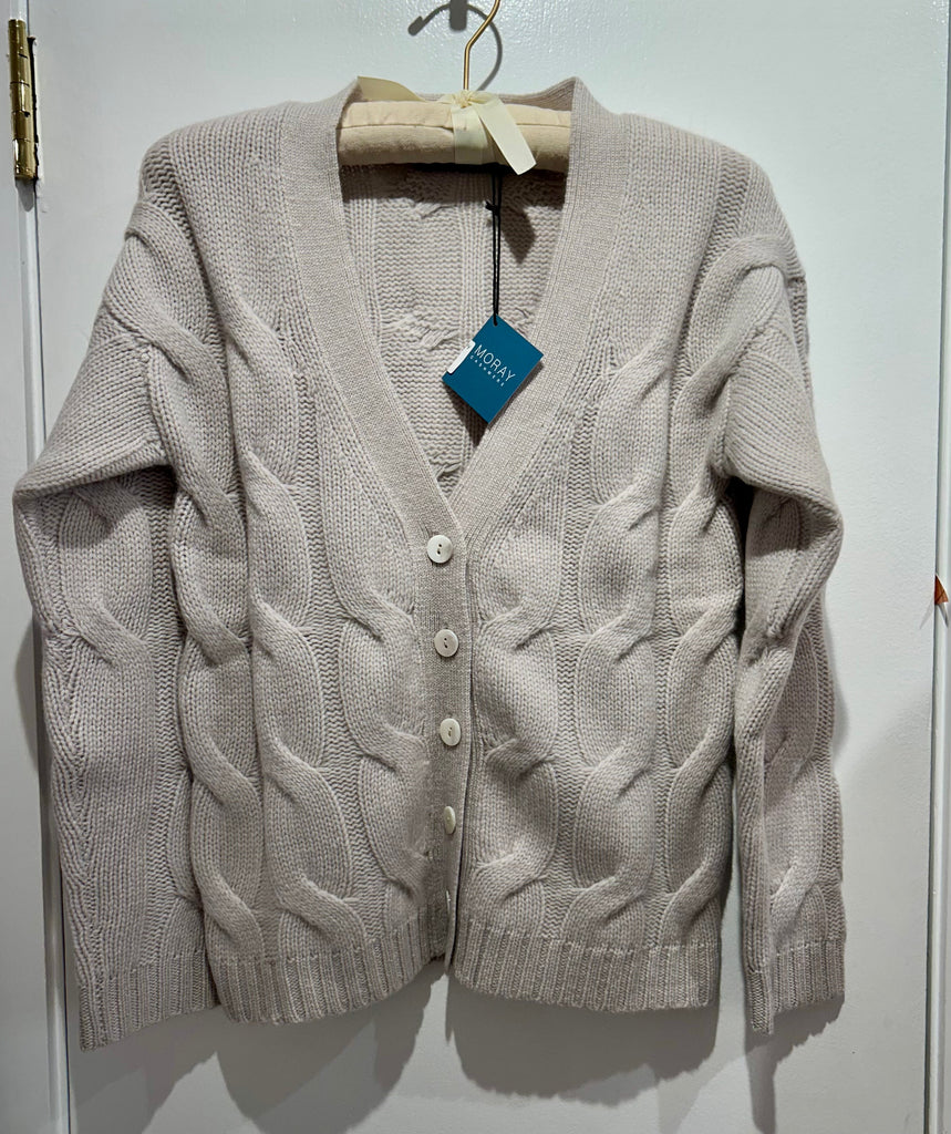 MORAY~ Boxy Cable Cardigan 6 ply