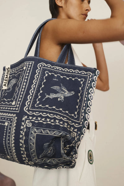 ALEMAIS~ Oceane shopper tote