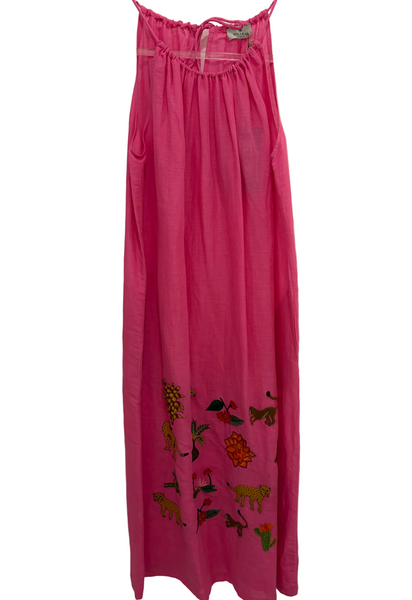 BENARAS~ Simba long halter dress #25172