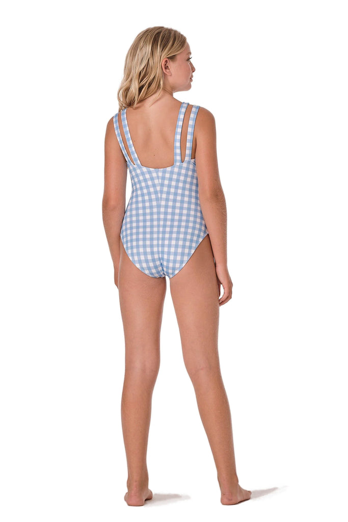 SUBMARINE~Think twice gingham blue