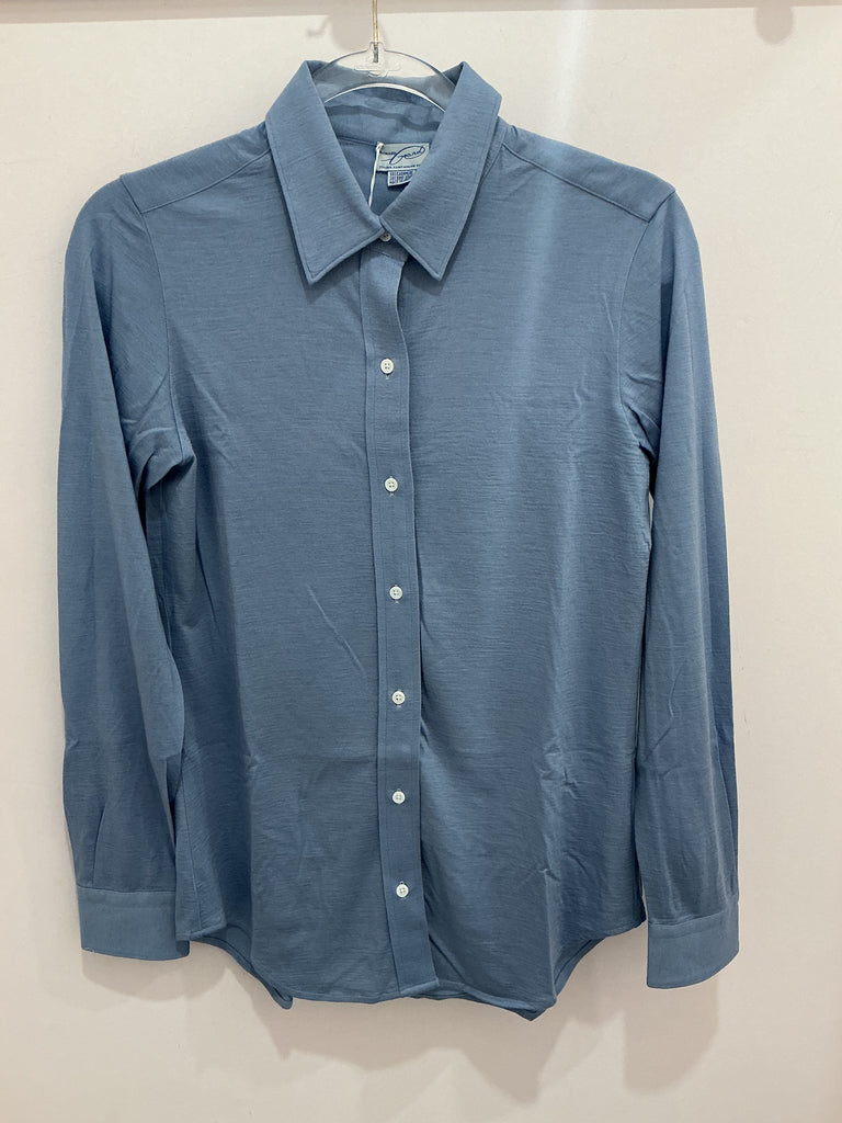 RICHARD GRAND~ NEW Cashmere silk jersey shirt