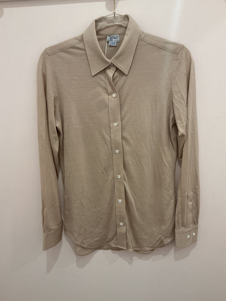 RICHARD GRAND~ NEW Cashmere silk jersey shirt