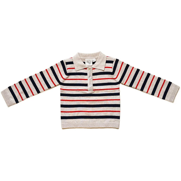 FLOESS~Hunter polo sweater