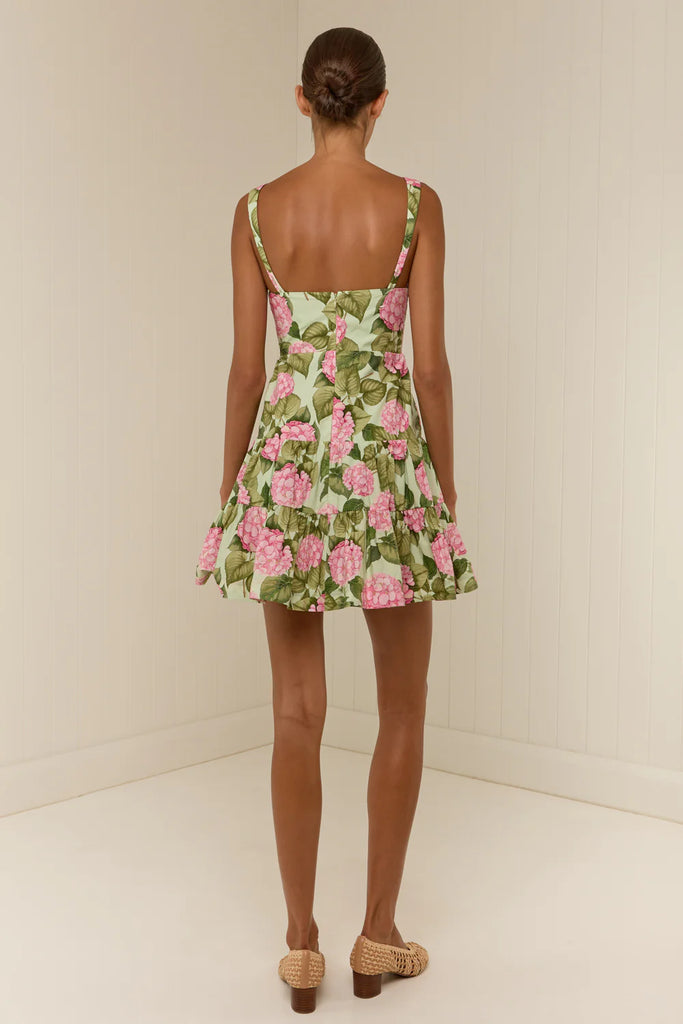 PALM NOOSA~ Pink jardín Cooper mini dress