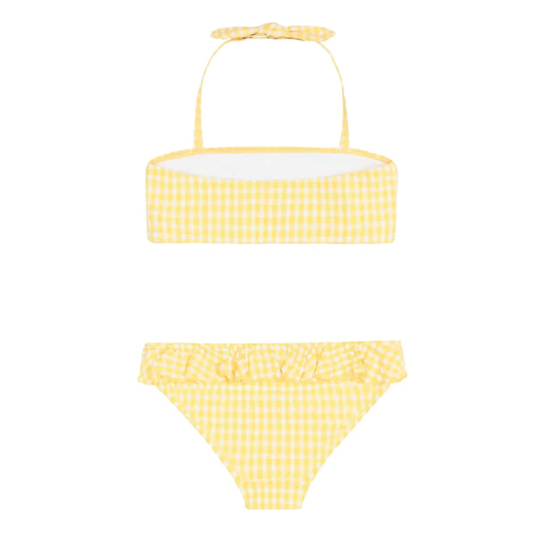 MINNOW~ 2 pc soleil gingham halter bikini