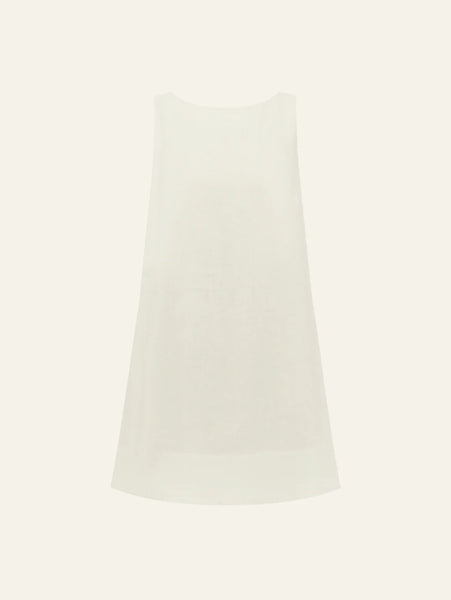 PEONY~ Embroidered mini keyhole dress