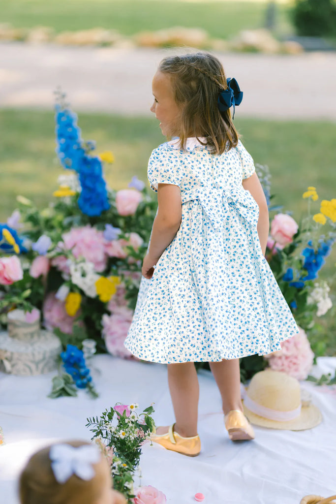 ANTOINETTE~ Isadora blue floral dress