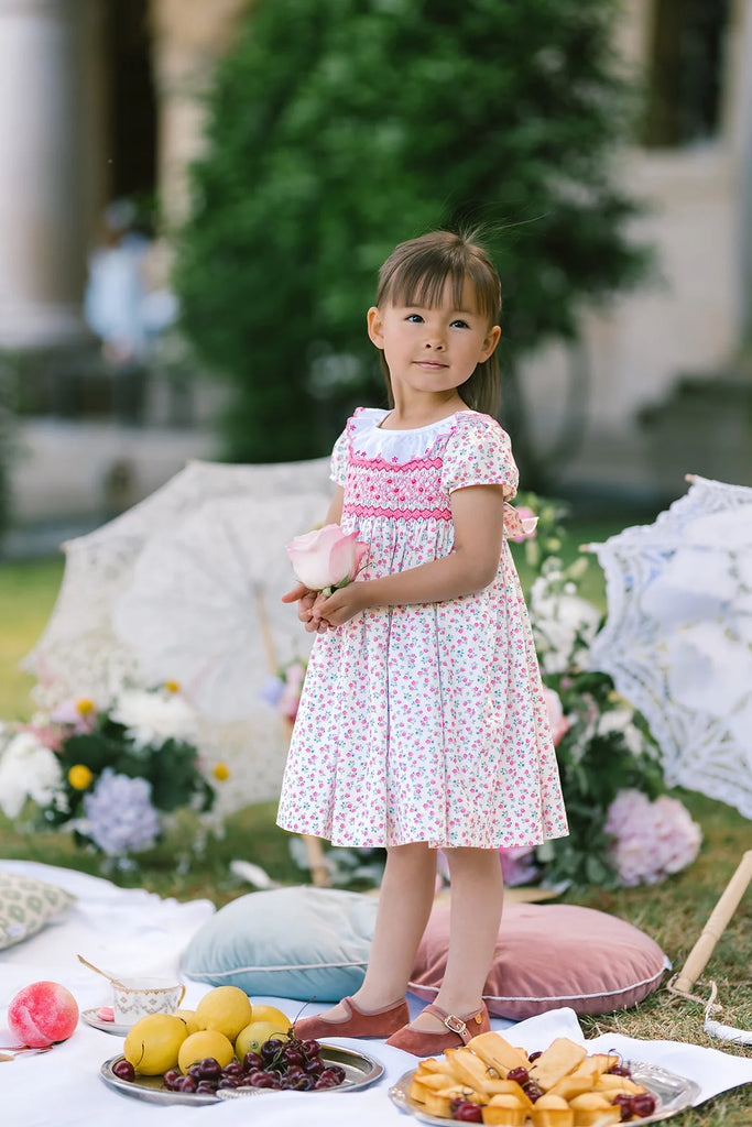 ANTOINETTE~ Isadora pink floral dress