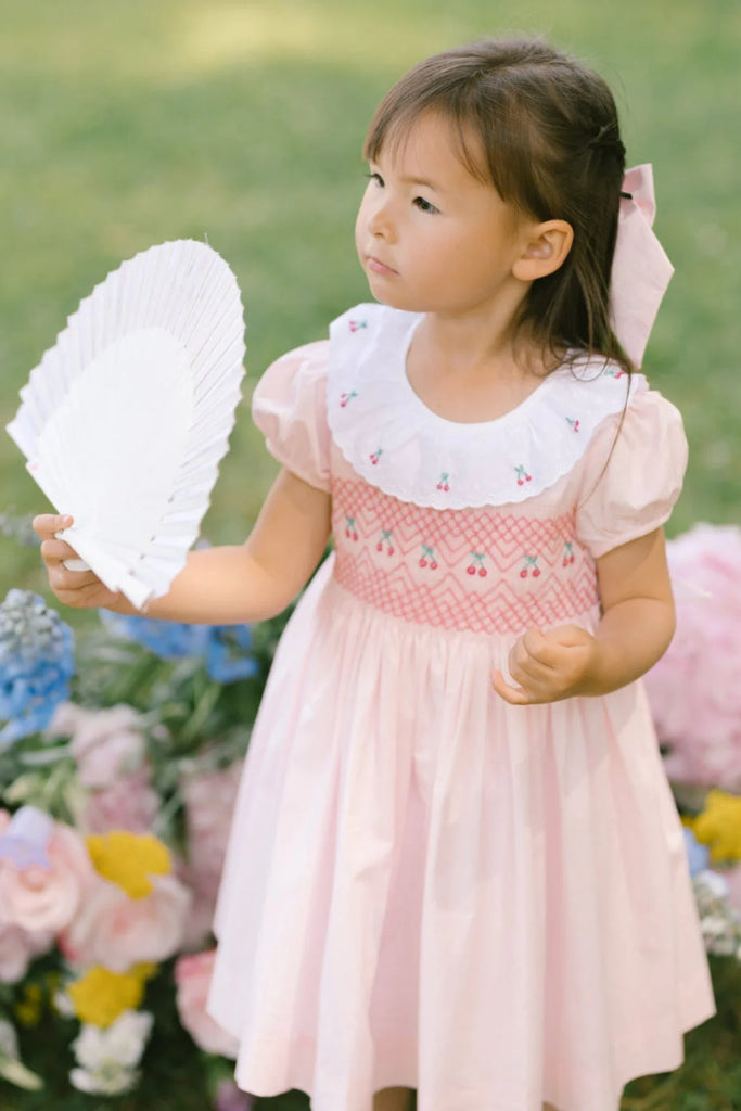 ANTOINETTE~ Cherry smocked dress