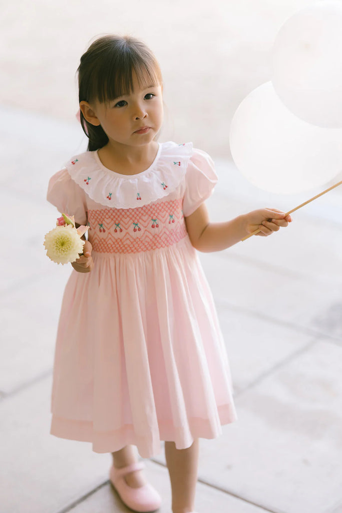 ANTOINETTE~ Cherry smocked dress
