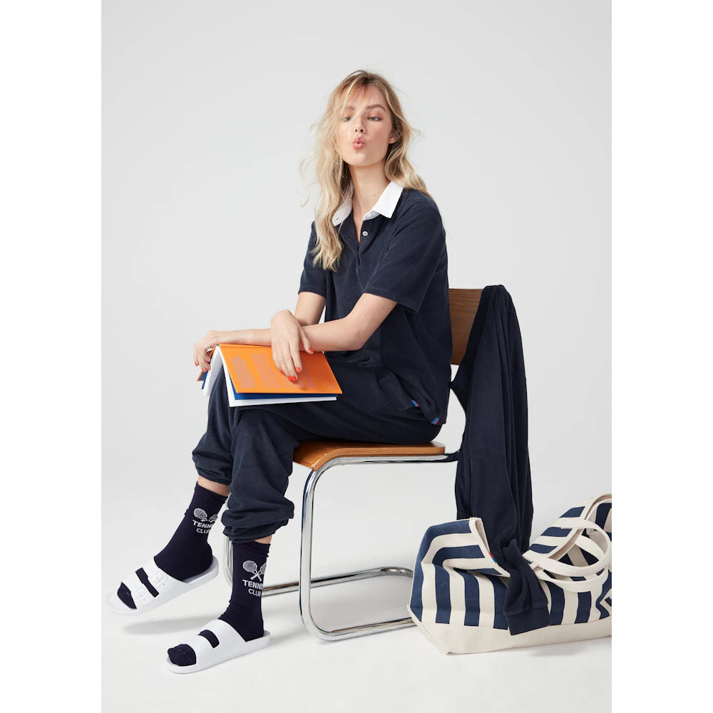KULE~ All over striped canvas bag