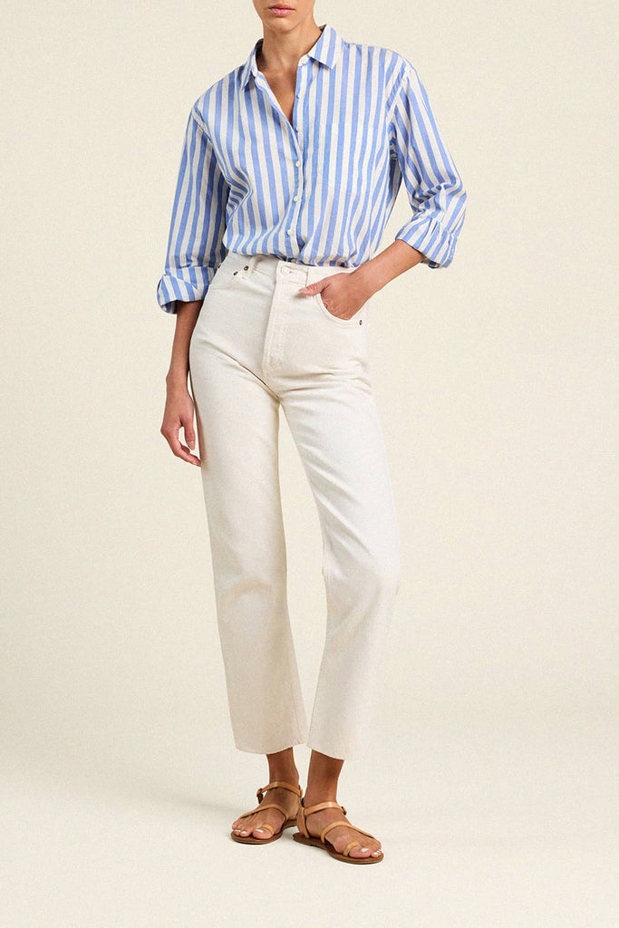 TROVATA~ Blake oversized Volpi stripe shirt